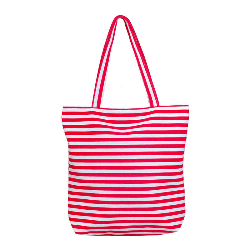 SAC DE PROMENADE – RAYURES ROUGE