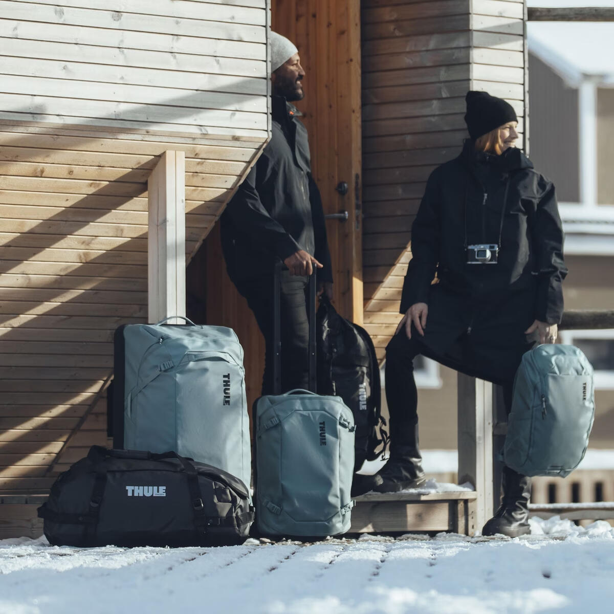 Torba podróżna Thule Chasm 70 L - black/black 7/7