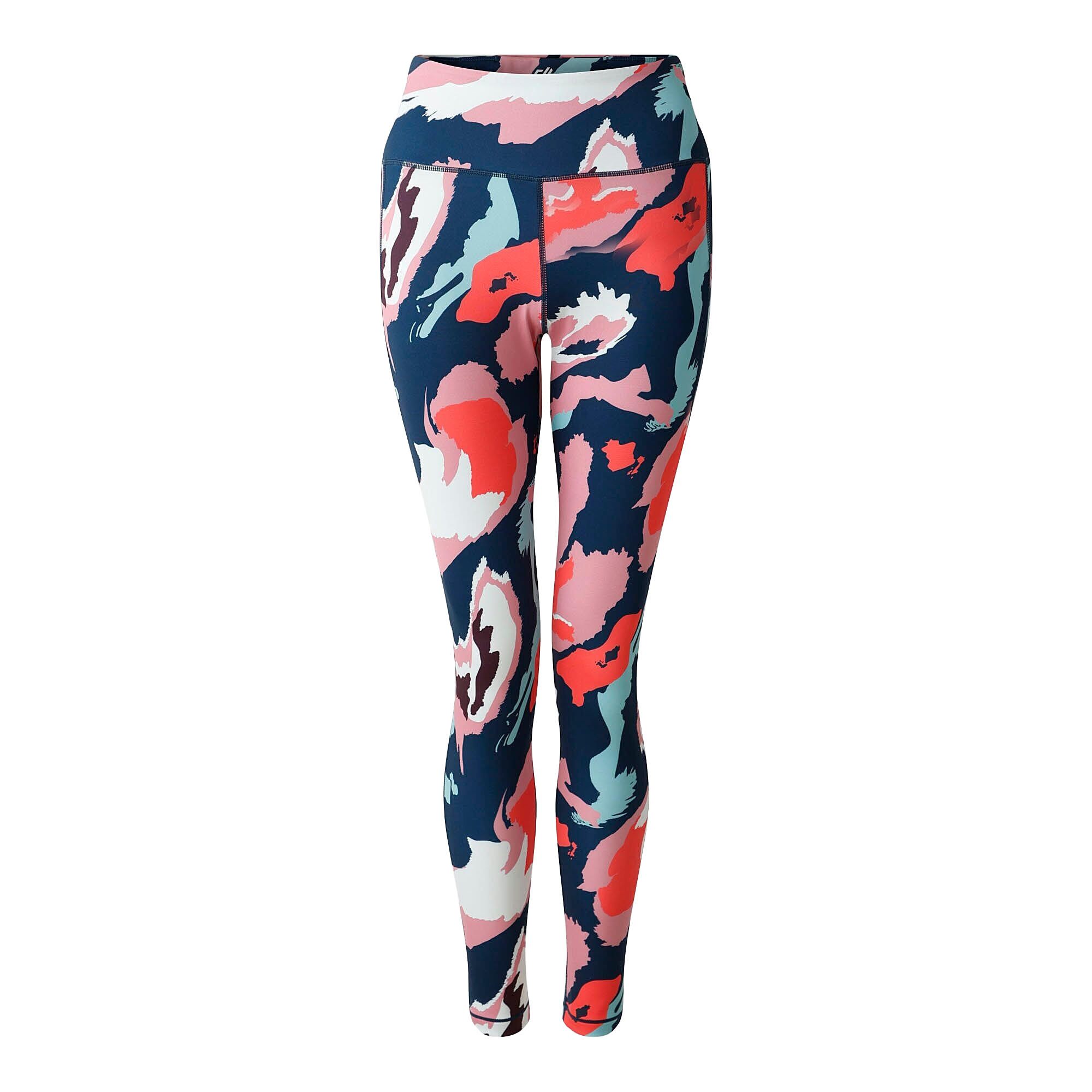 Womens/Ladies Influential II Marble Swirl Leggings (Multicoloured) 1/5