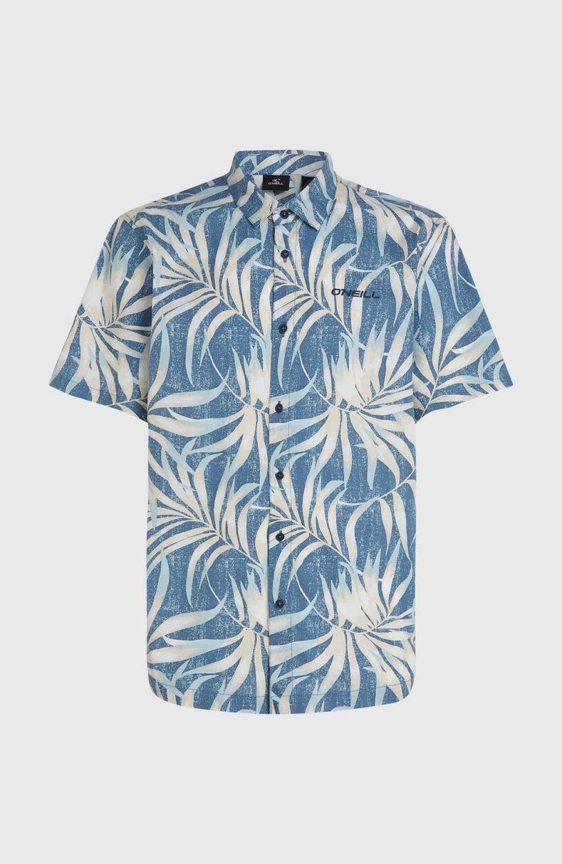 O'NEILL O'neill Chemises O'NEILL PRINT SHIRT  Hommes Blue Dipped Leaves 5/7