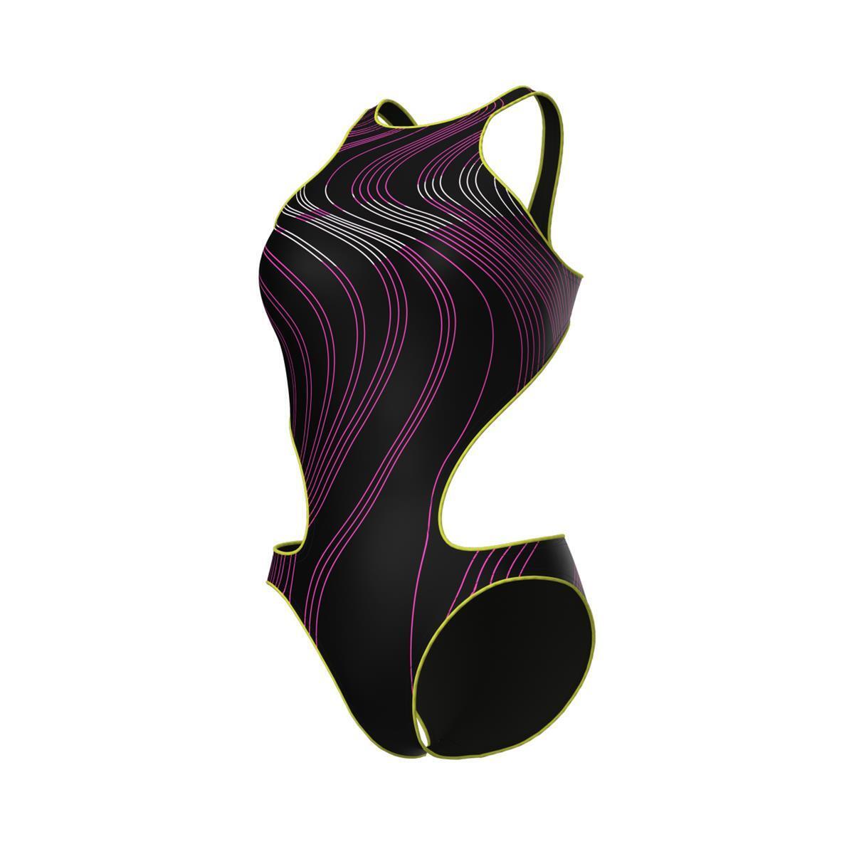 Arena - Maillot De Bain 1 Pièce Femme Arena One Stream - Maillot De Bain 1 Pièce - Noir - 36 Xs - Decathlon