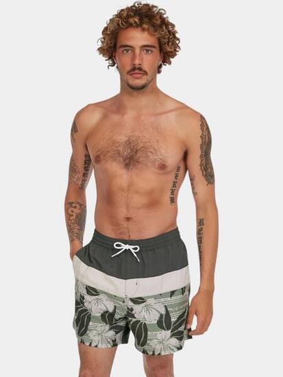 Short de plage hommes Cali Block 15''