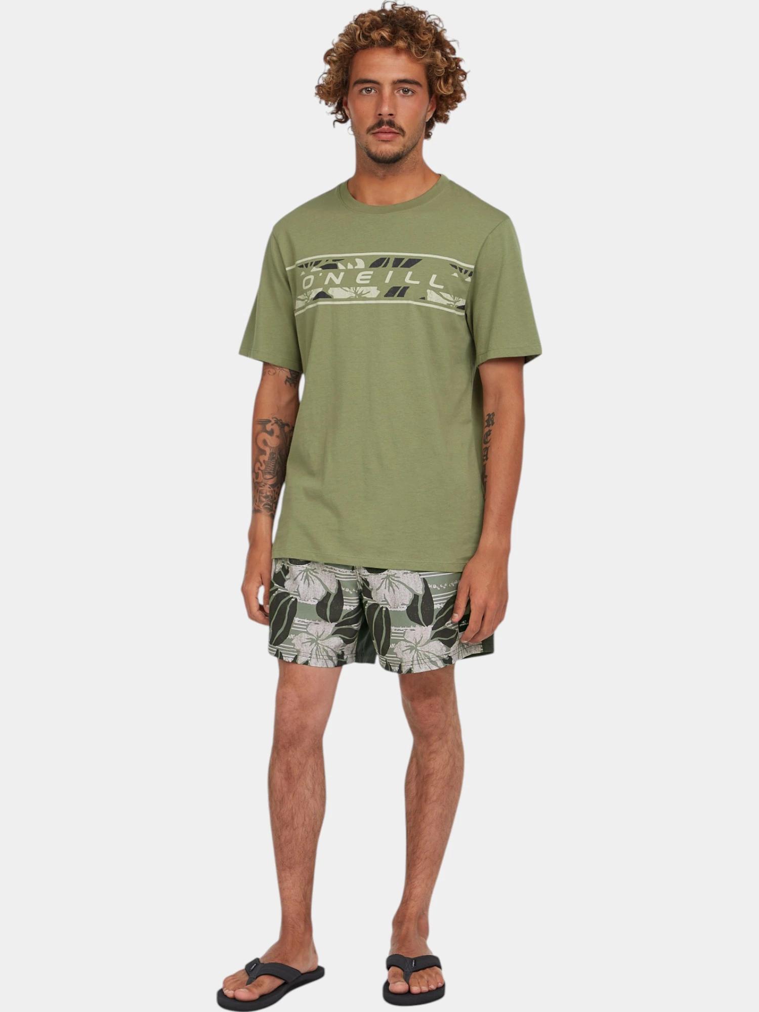 Short de plage hommes Cali Block 15'' 4/7