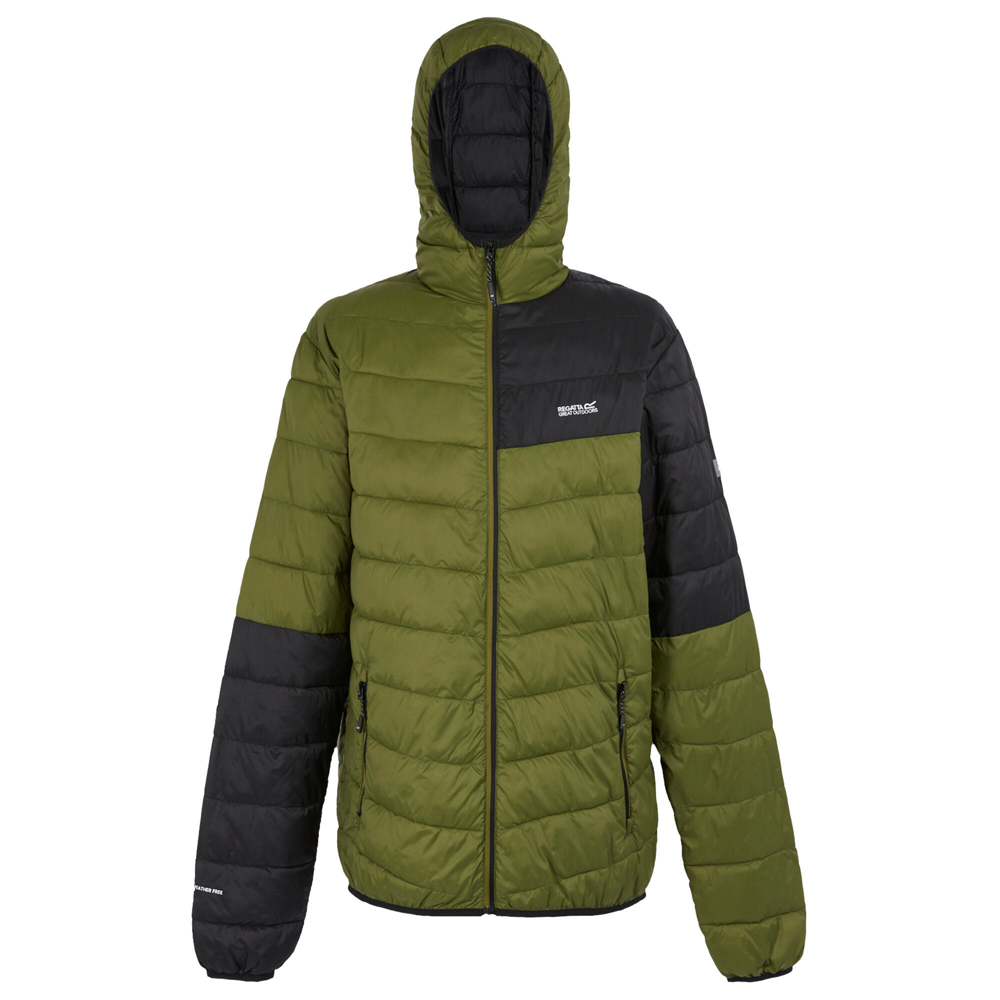 REGATTA Giacca Imbottita Active Con Cappuccio Uomo Regatta Hillpack III Verde Nefrite