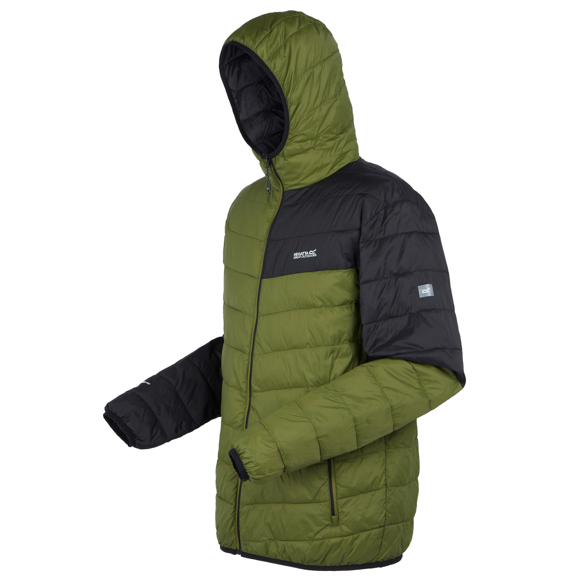 Veste Matelassée HILLPACK Homme (Vert Néphrite / Noir) 3/5