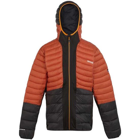 Veste Matelassée LEEDRE Homme (Ocre Rouge / Noir)