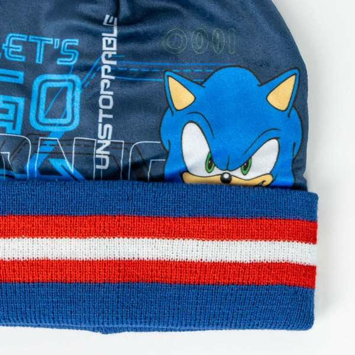 Gorro, Bufanda y Guantes Sonic 4/5