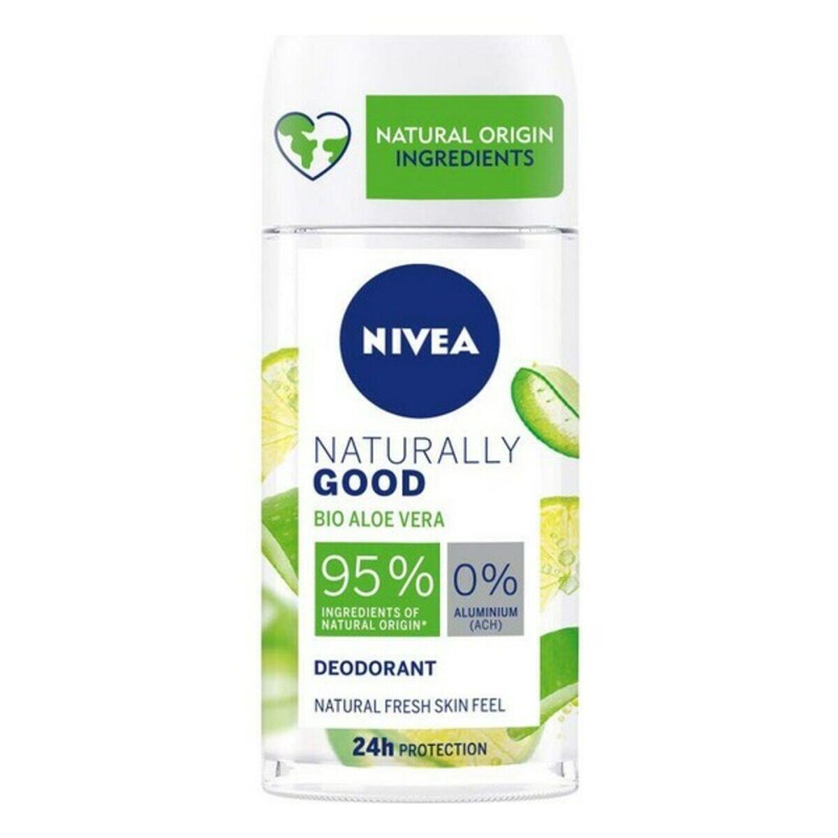 Déodorant Roll-On Nivea Naturally Good Aloe Vera 50 ml 1/3
