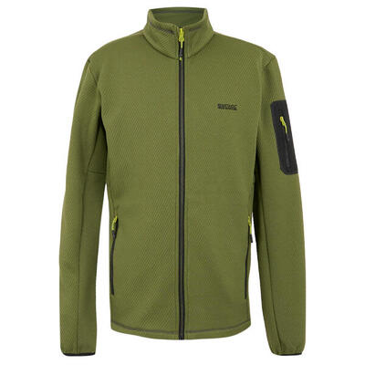 Giacca Soft Shell Cerniera Su Intera Lunghezza Uomo Regatta Aldean Verde Nefrite