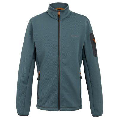 Giacca Soft Shell Cerniera Su Intera Lunghezza Uomo Regatta Aldean Verde Nefrite