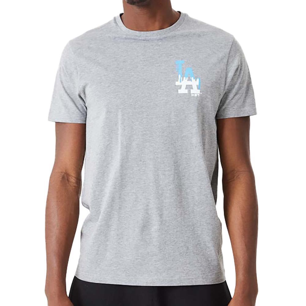 Men's New Era Drip Logo Grey T-Shirt