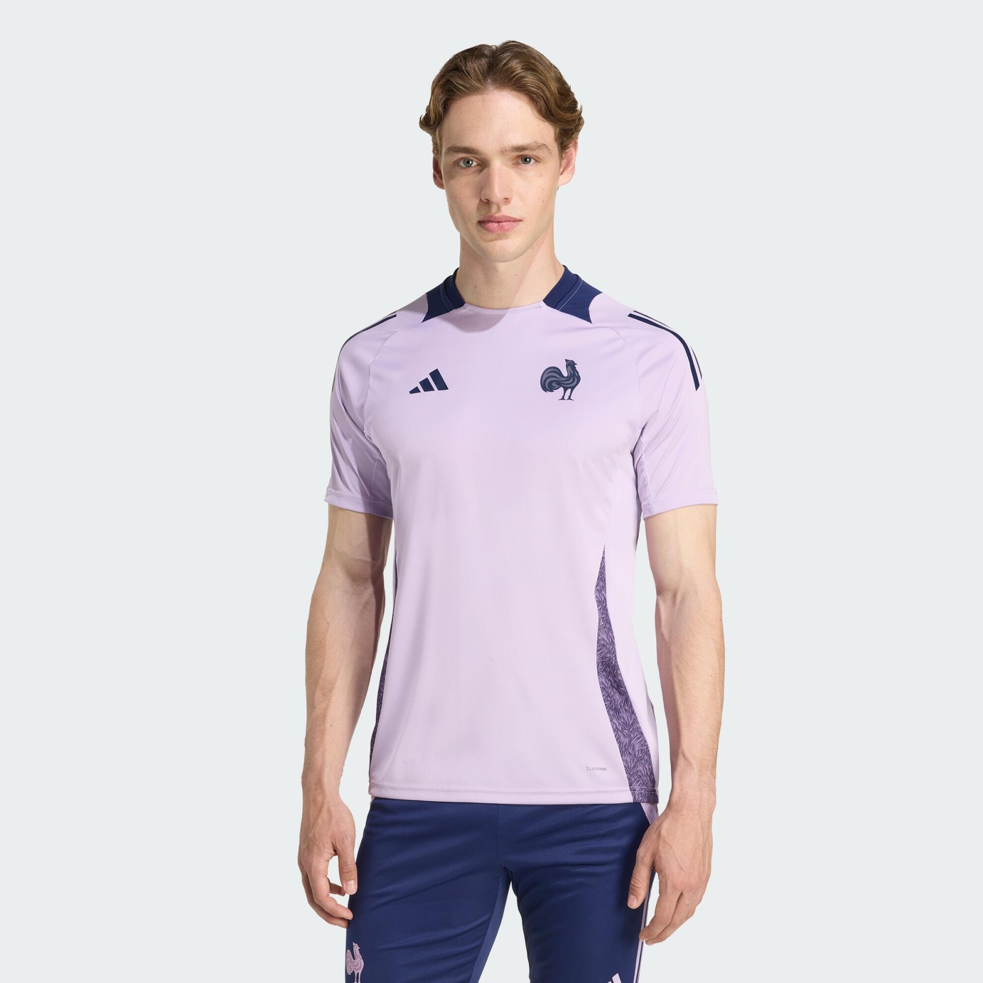 Adidas - Haut D'Entraînement Équipe De France Rugby - Maillot Manches Courtes - Rose - 42 M/l - Decathlon
