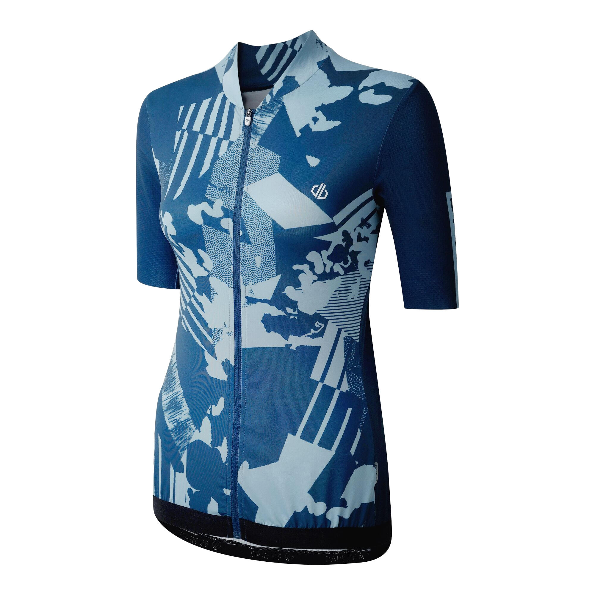 Maillot Motif/style Géométrique AEP STIMULUS Femme (Blanc Ciel) 3/5