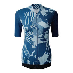 Maillot Motif/style Géométrique AEP STIMULUS Femme (Blanc Ciel)