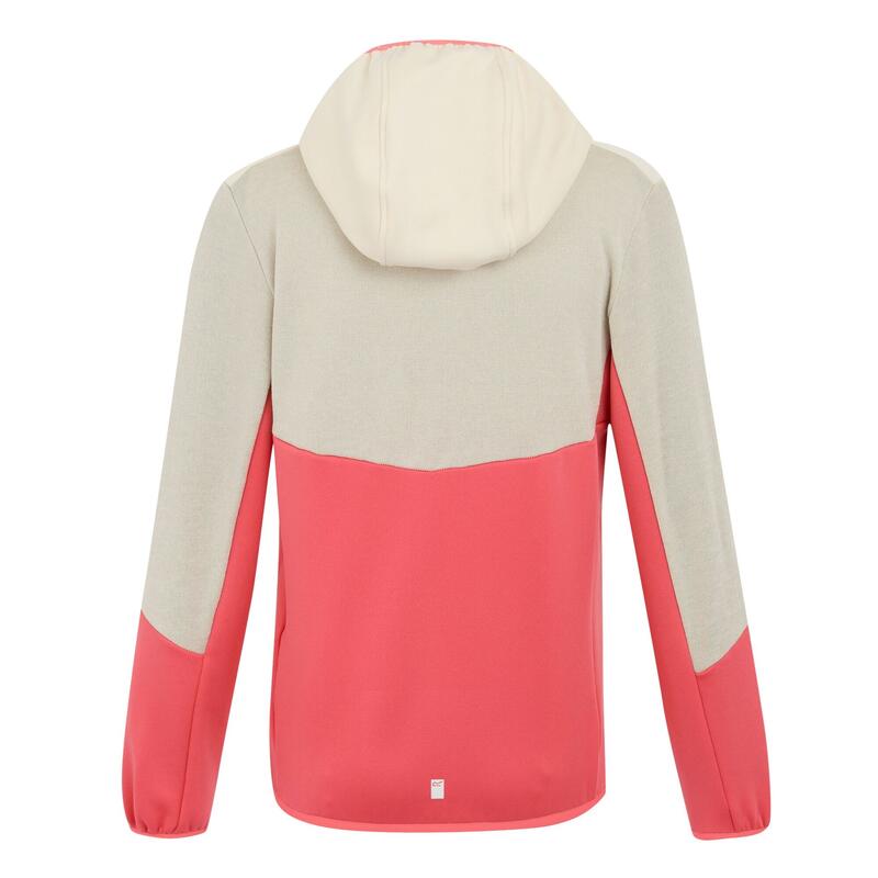 Veste À Capuche DISSOLVER Enfant (Pêche Foncé / Vanille Clair)