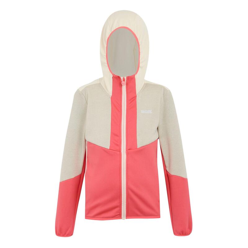 Veste À Capuche DISSOLVER Enfant (Pêche Foncé / Vanille Clair)