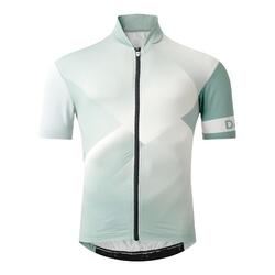Haut Manches Courtes AEP PEDAL Homme (Vert Haie / Gris Turquoise)