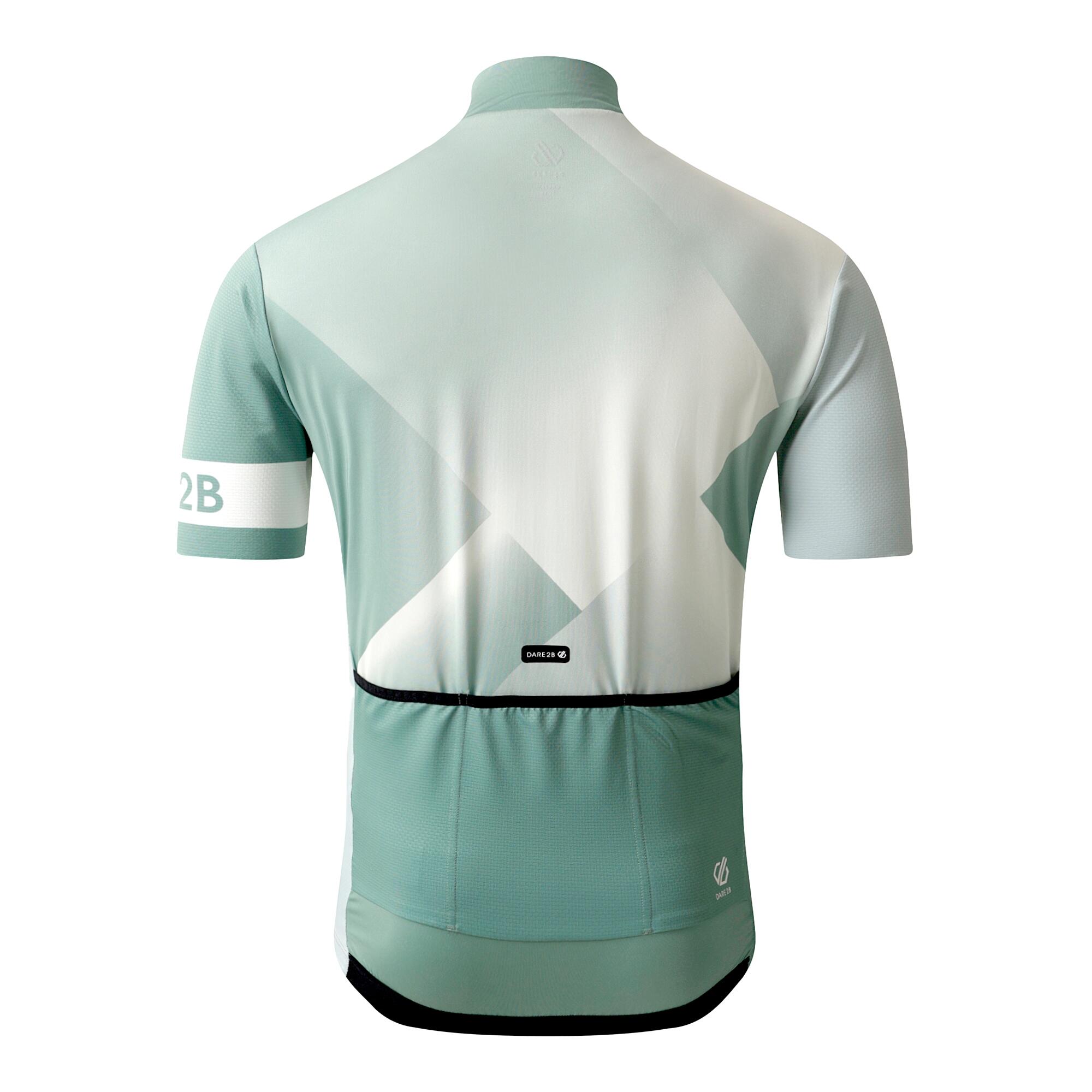 Top Maniche Corte Uomo Dare 2B AEP Pedal II Verde Siepe Grigio Acqua 2/5