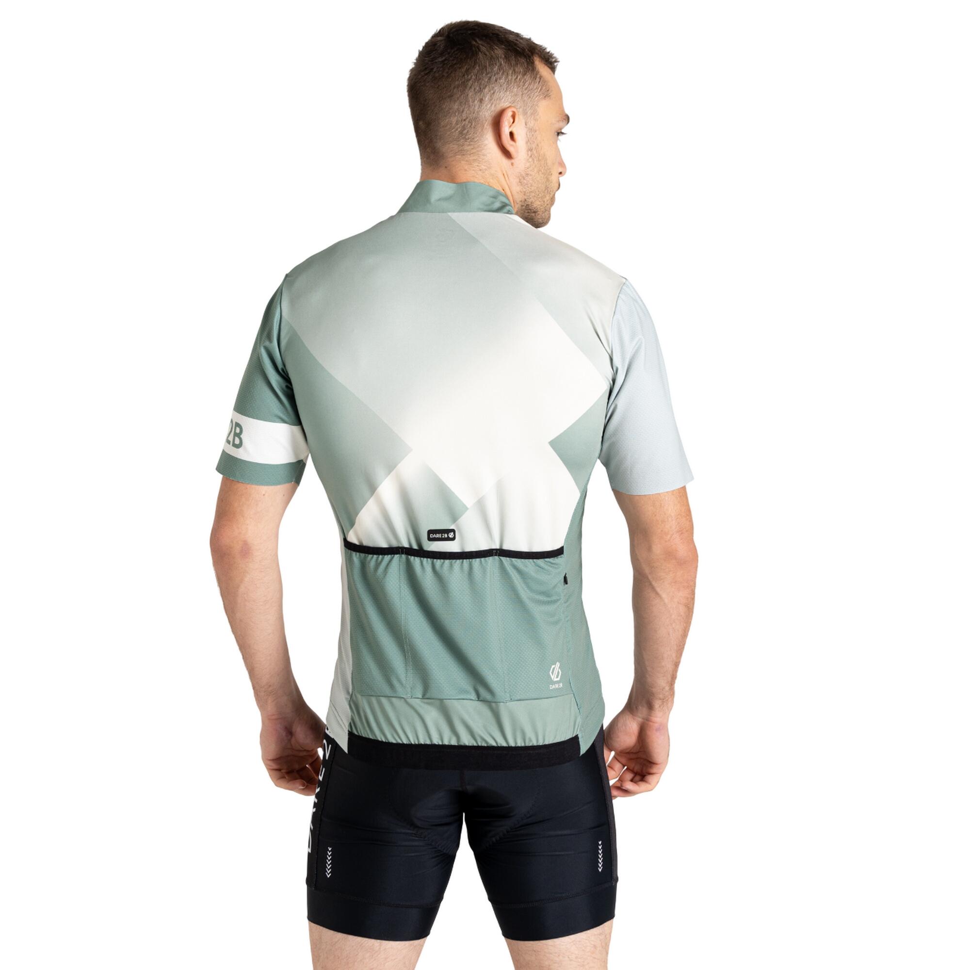 Top Maniche Corte Uomo Dare 2B AEP Pedal II Verde Siepe Grigio Acqua 4/5