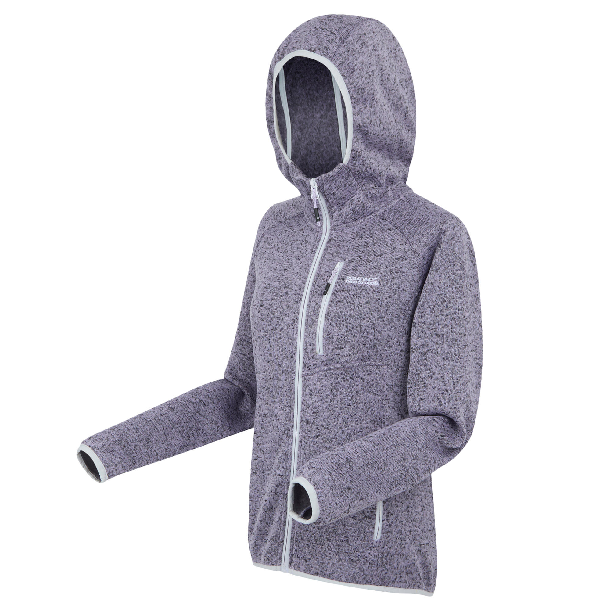 Felpa Con Cappuccio E Zip Intera Donna Regatta Newhill II Wisteria Cenno Di 3/5