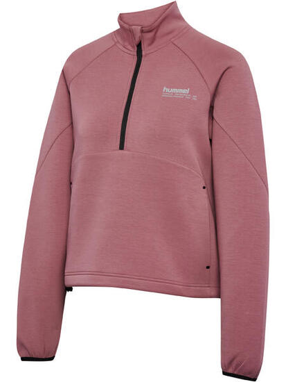 Demie-Fermeture Éclair Zip Sweat-Shirt Hmltech Femme