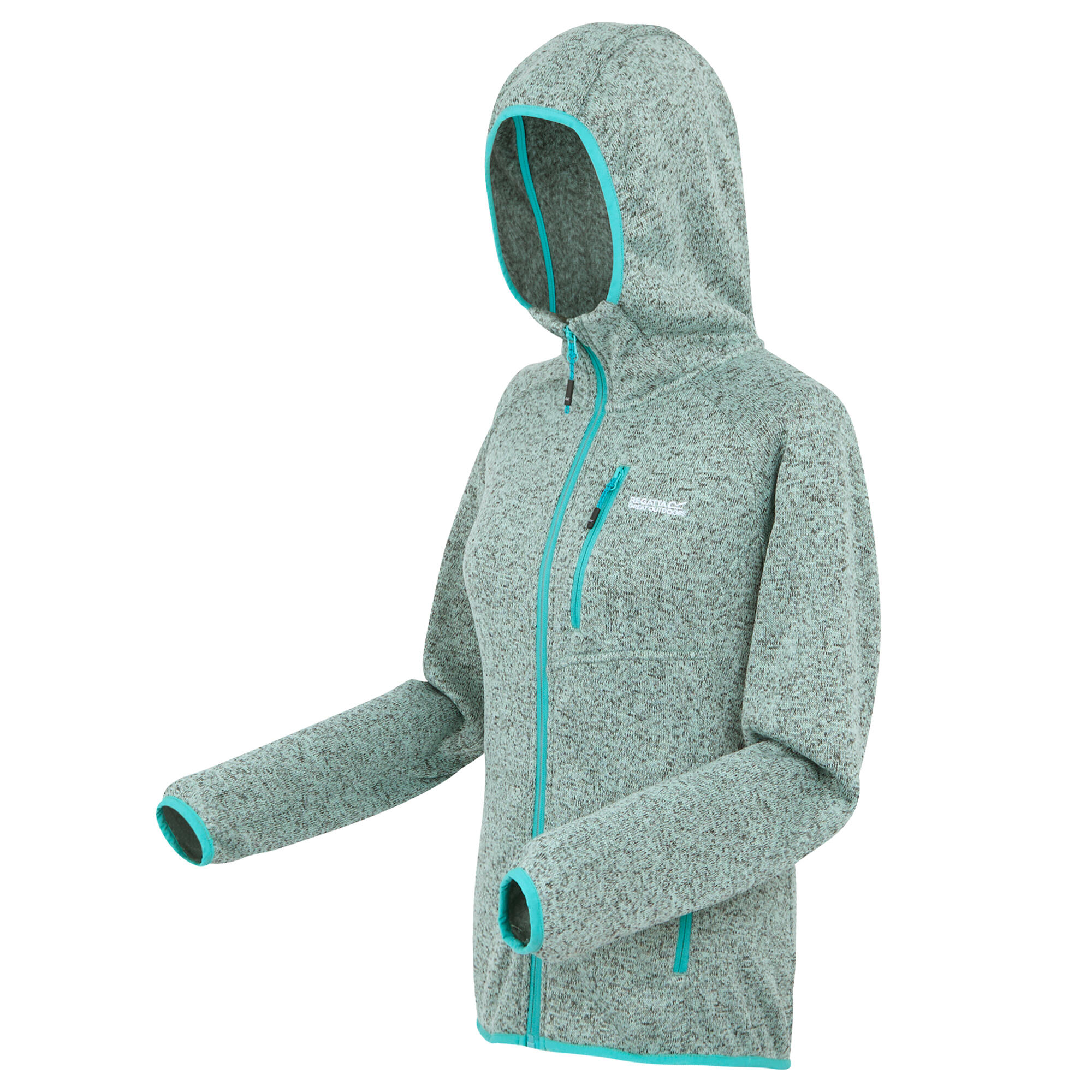 Veste À Capuche NEWHILL Femme (Bleu Clair Pastel / Turquoise Vif) 3/5