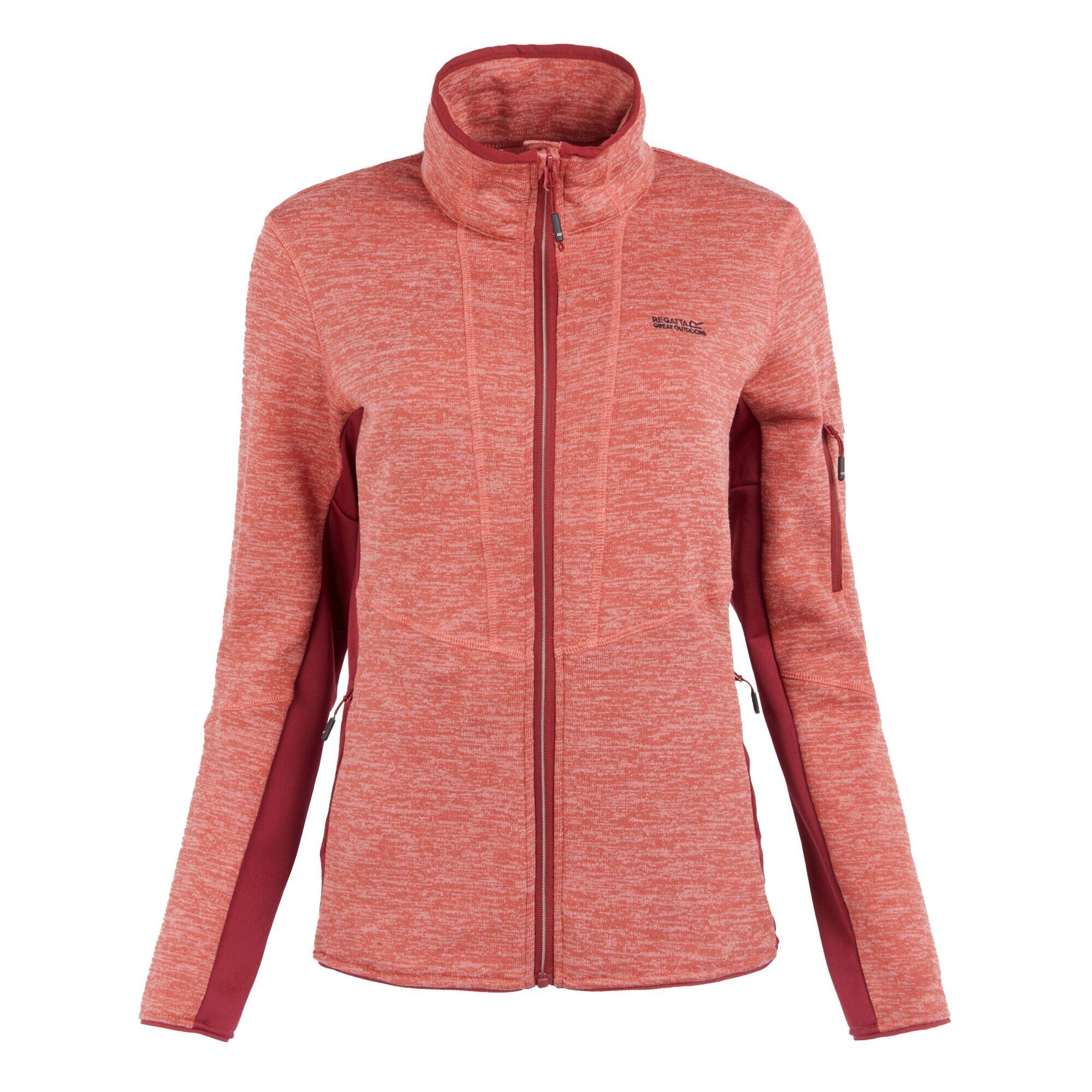 REGATTA Womens/Ladies Ralina Fleece Jacket (Mineral Red/Rumba Red)