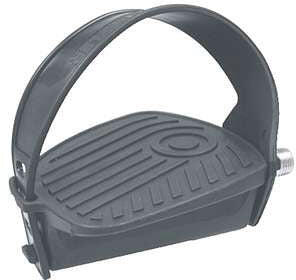 Set pedali Marwi SP-250 per cyclette antiscivolo nero