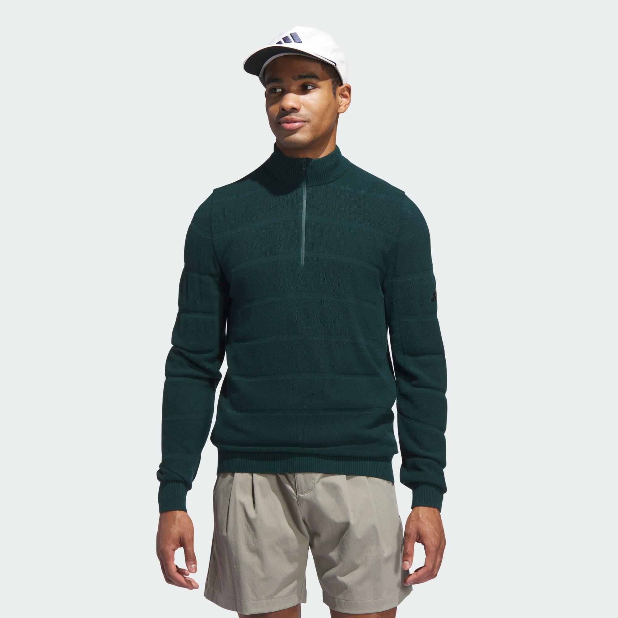 ADIDAS Ultimate365 Tour Wind Knit Quarter-Zip