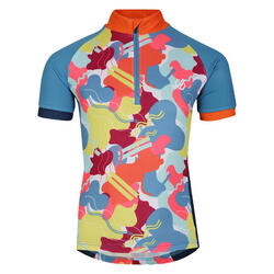 Maillot Motif/style Abstrait SPEED UP Enfant (Bleu Pâle)