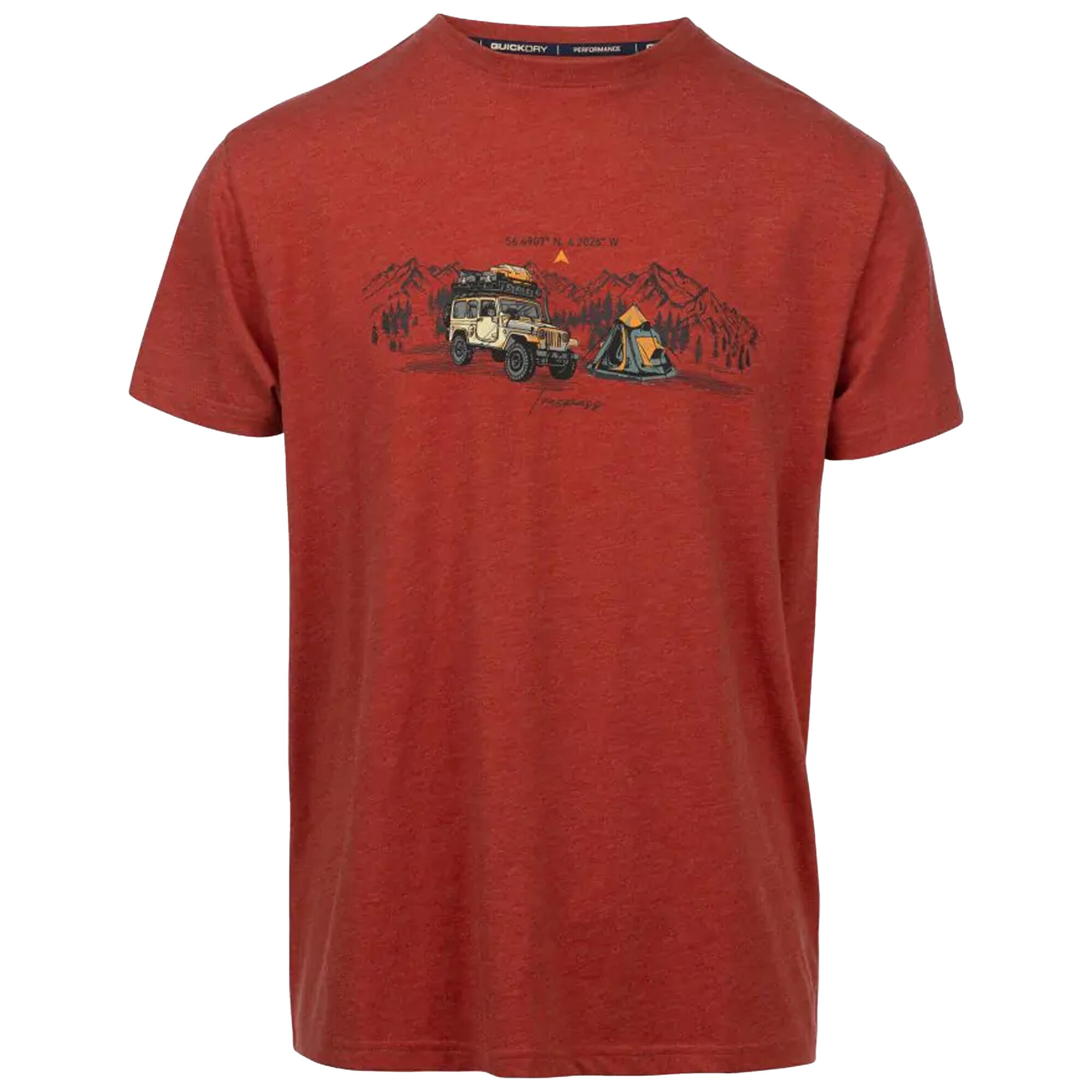 Tricou Drumeții În Natură Trespass Horton Bărbați