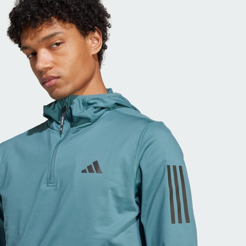 Bluza z kapturem Own The Run Winterized Hooded Half-Zip