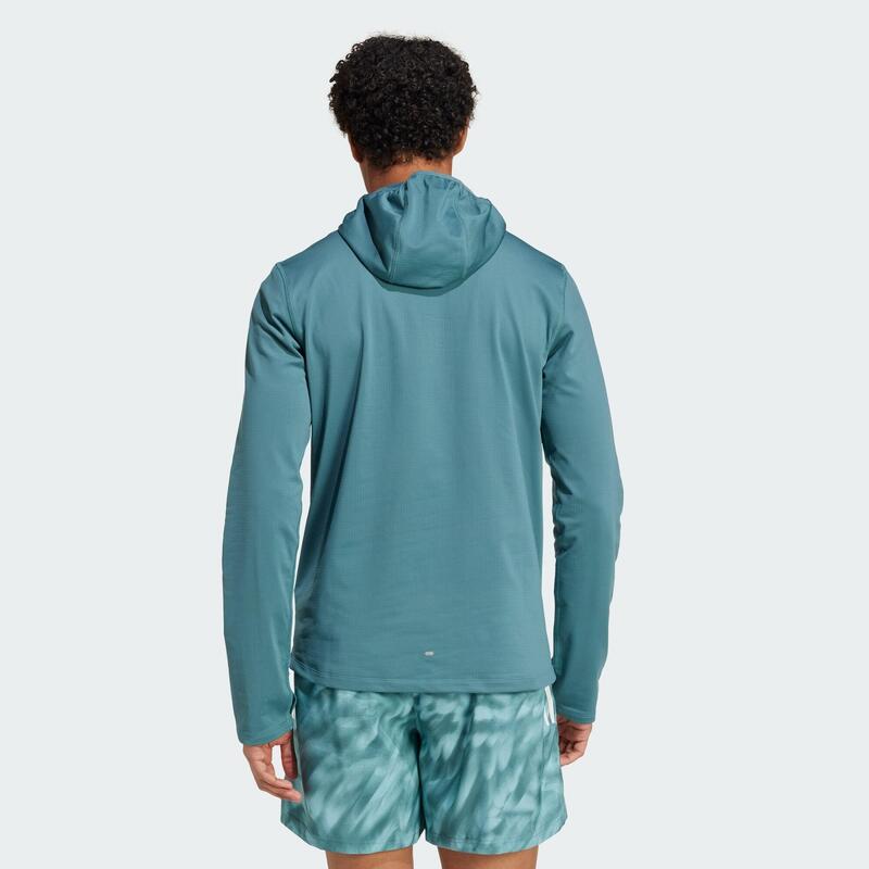 Bluza z kapturem Own The Run Winterized Hooded Half-Zip