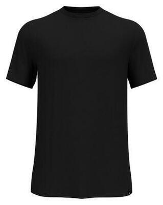 Odlo Merino Tencel Plain Kurzarm Technisches T-Shirt Schwarz