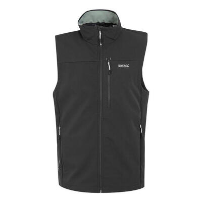 Heren arana mouwloos gilet (as/gletsjer)
