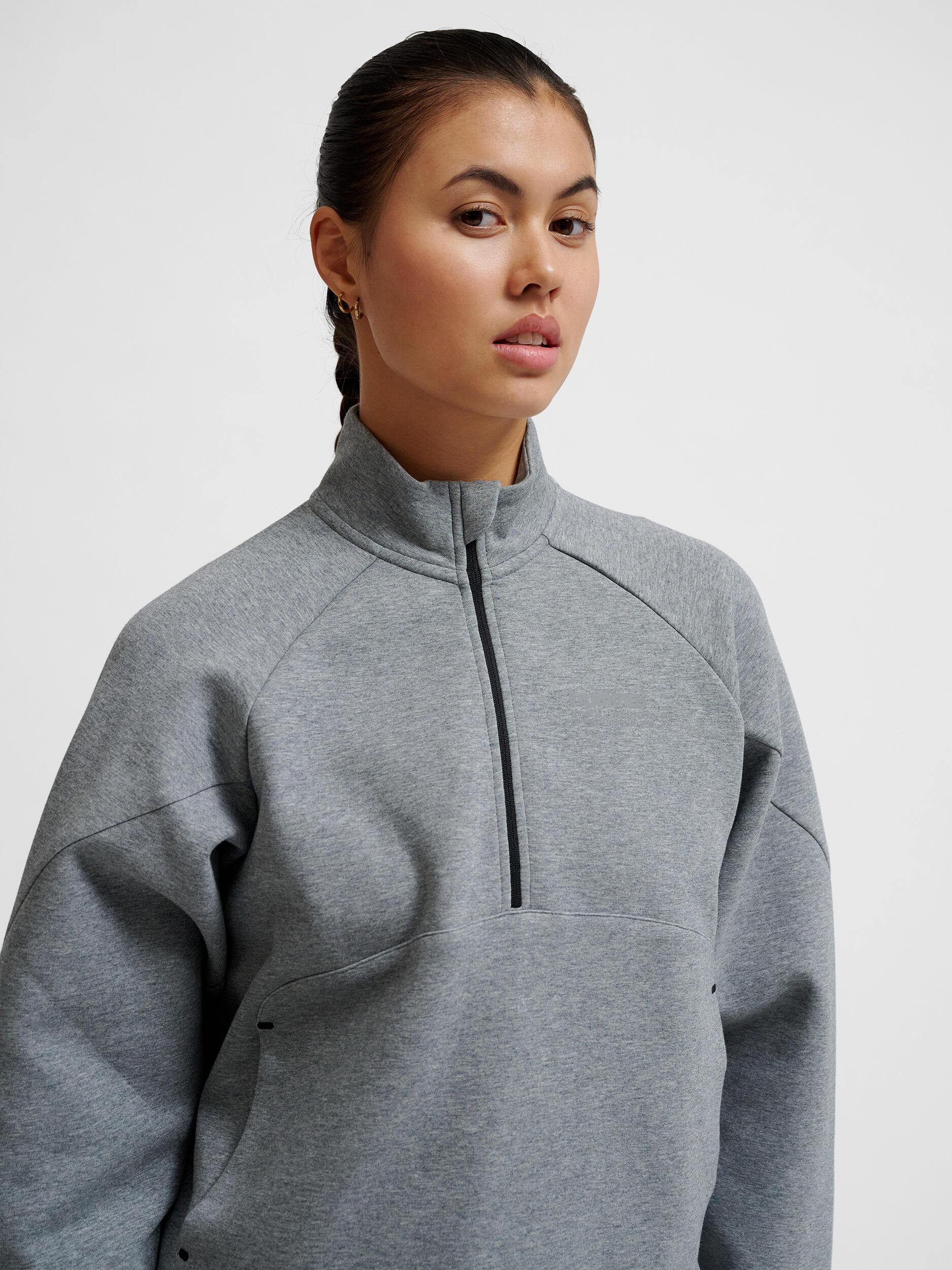 Demie-Fermeture Éclair Zip Sweat-Shirt Hmltech Femme 4/7