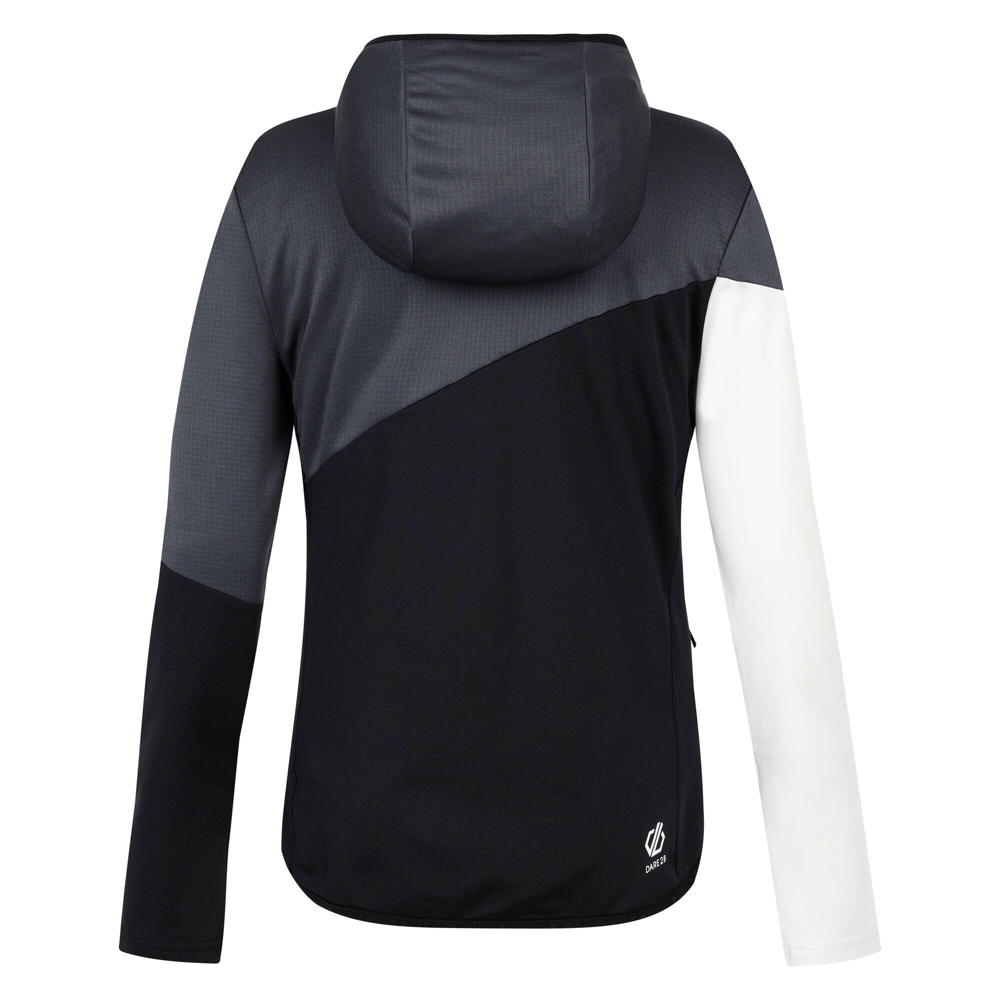 Dames Convey III Core Stretch Midlayer (Ebbenhouten Grijs/Zwart) 2/5
