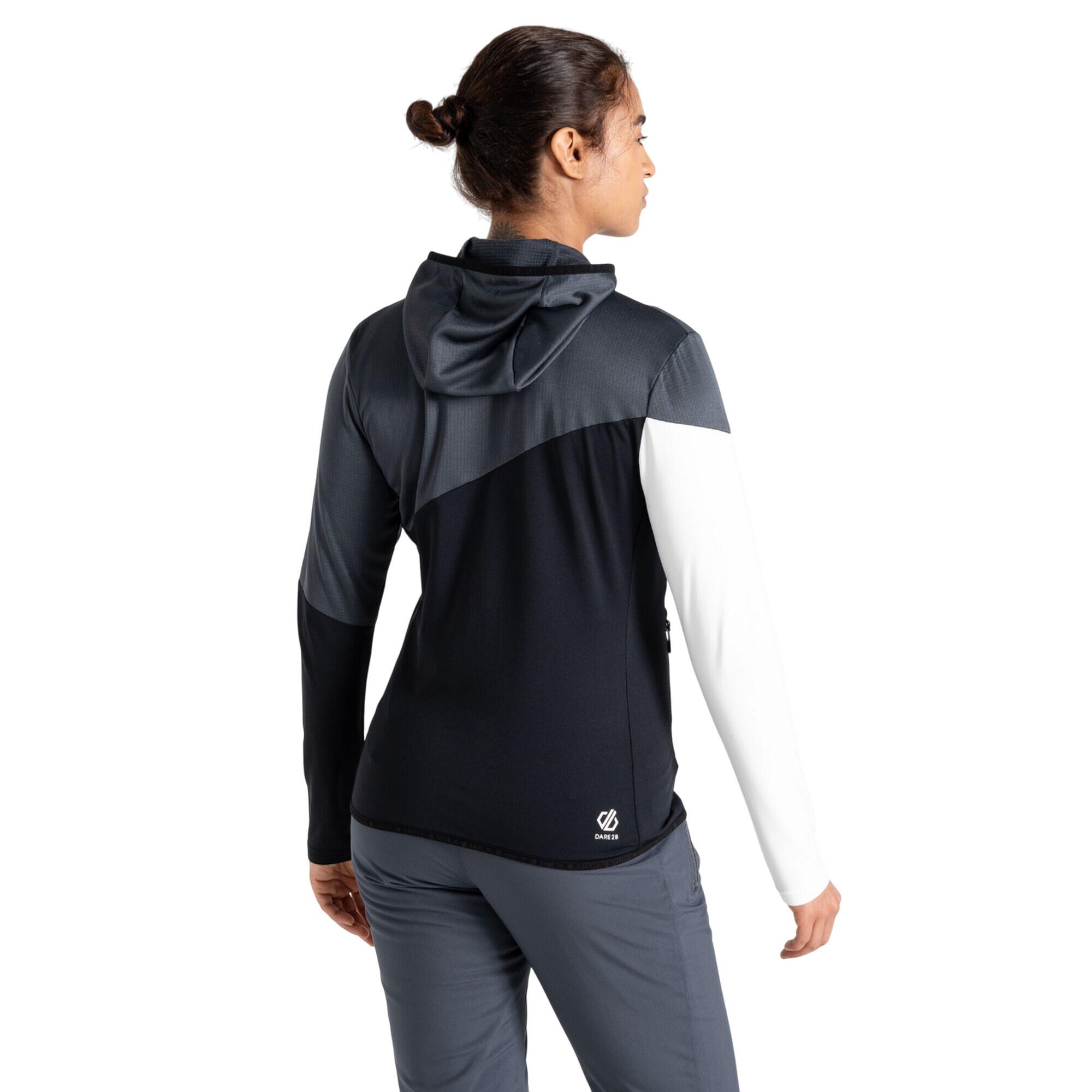Dames Convey III Core Stretch Midlayer (Ebbenhouten Grijs/Zwart) 4/5