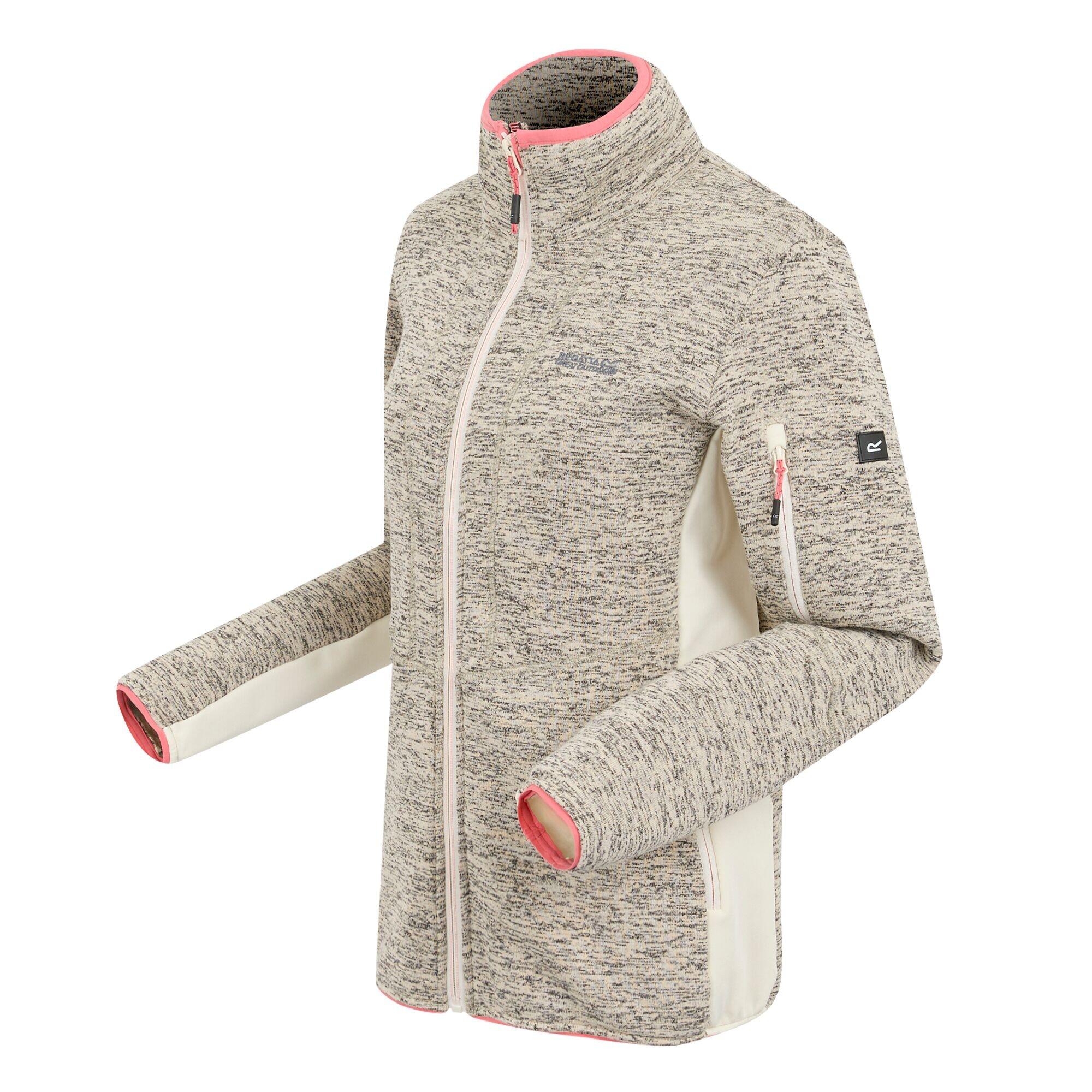 Veste Polaire RALINA Femme (Vanille Clair / Pêche Foncé) 3/5