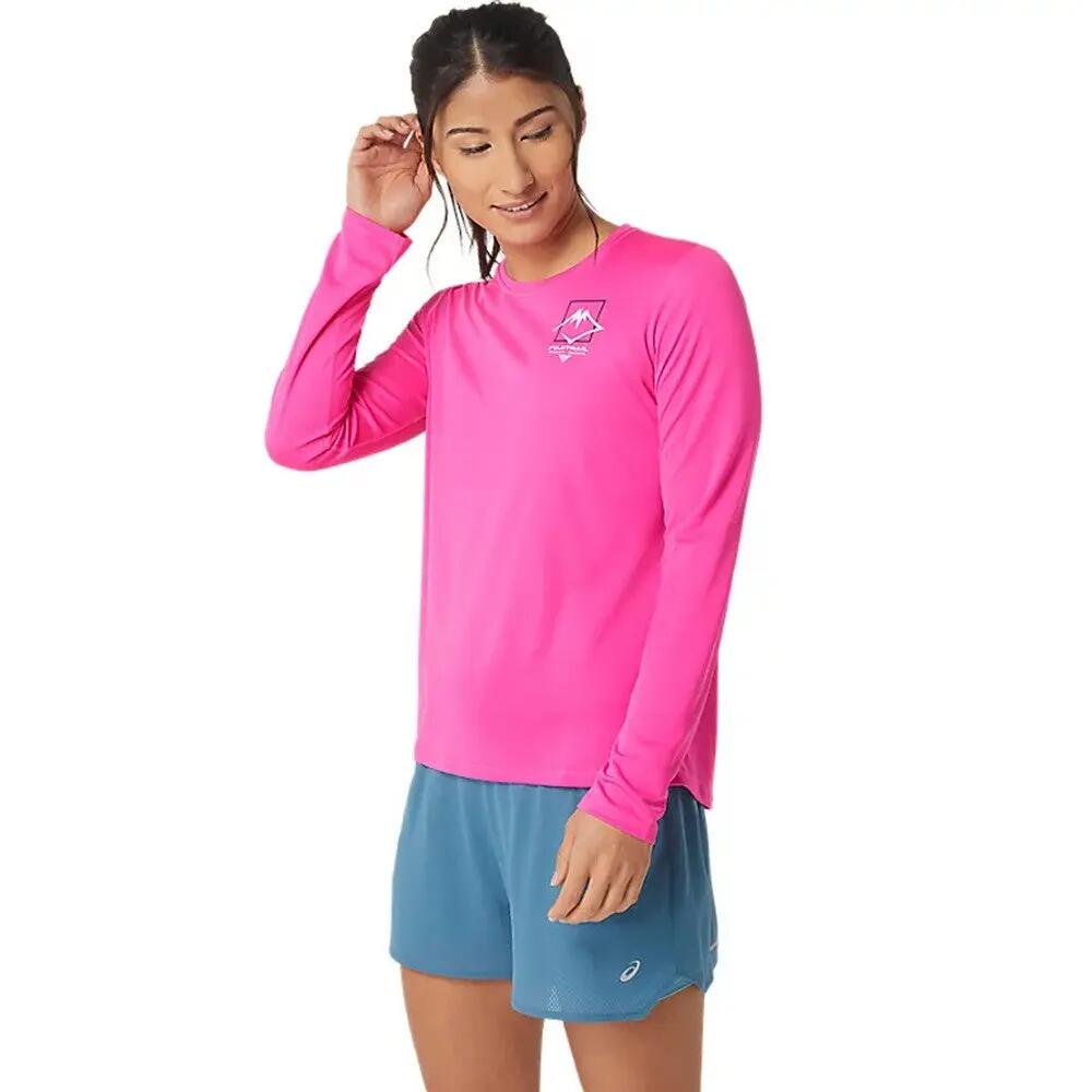 Asics Fujitrail Logo Langarmshirt für Damen 3/6