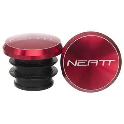 Embouts de Guidon Neatt Aluminium Rouge