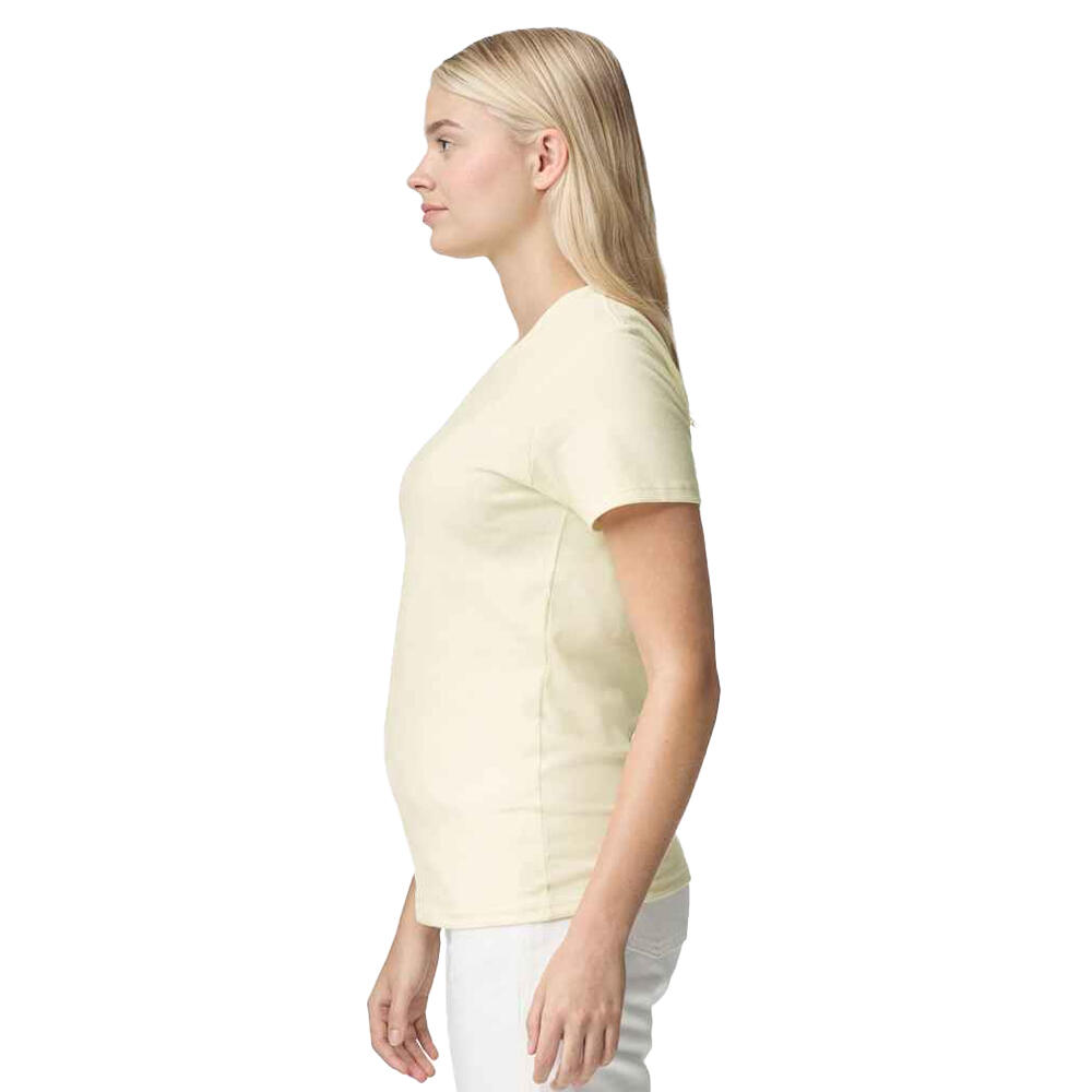 Maglietta Pesante Donna Gildan Bianco Spento 3/3