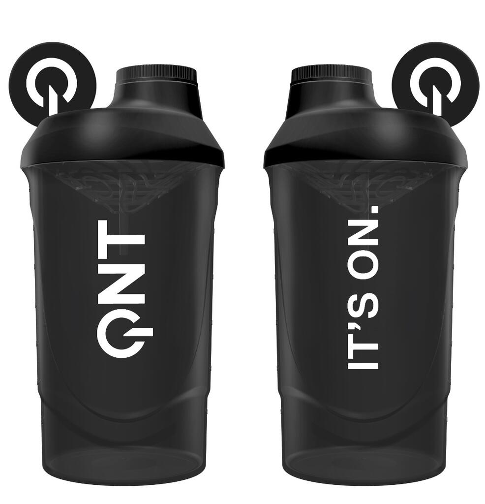 QNT QNT Plastic Shaker 600 ml - Zwart