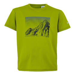 Tshirt Motif/style Montagne ALVARADO Enfant (Vert Clair)
