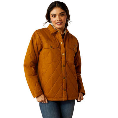 Waterdichte rijjas voor vrouwen ariat grizzly quilted barn