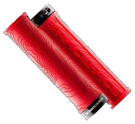 RACE FACE RACE FACE 2014 Pair of Red Grips HALF NELSON