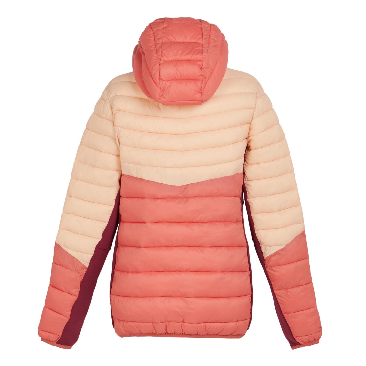 Veste Hybride LEEDRE Femme (Rouge Foncé / Rouge Clair) 2/5