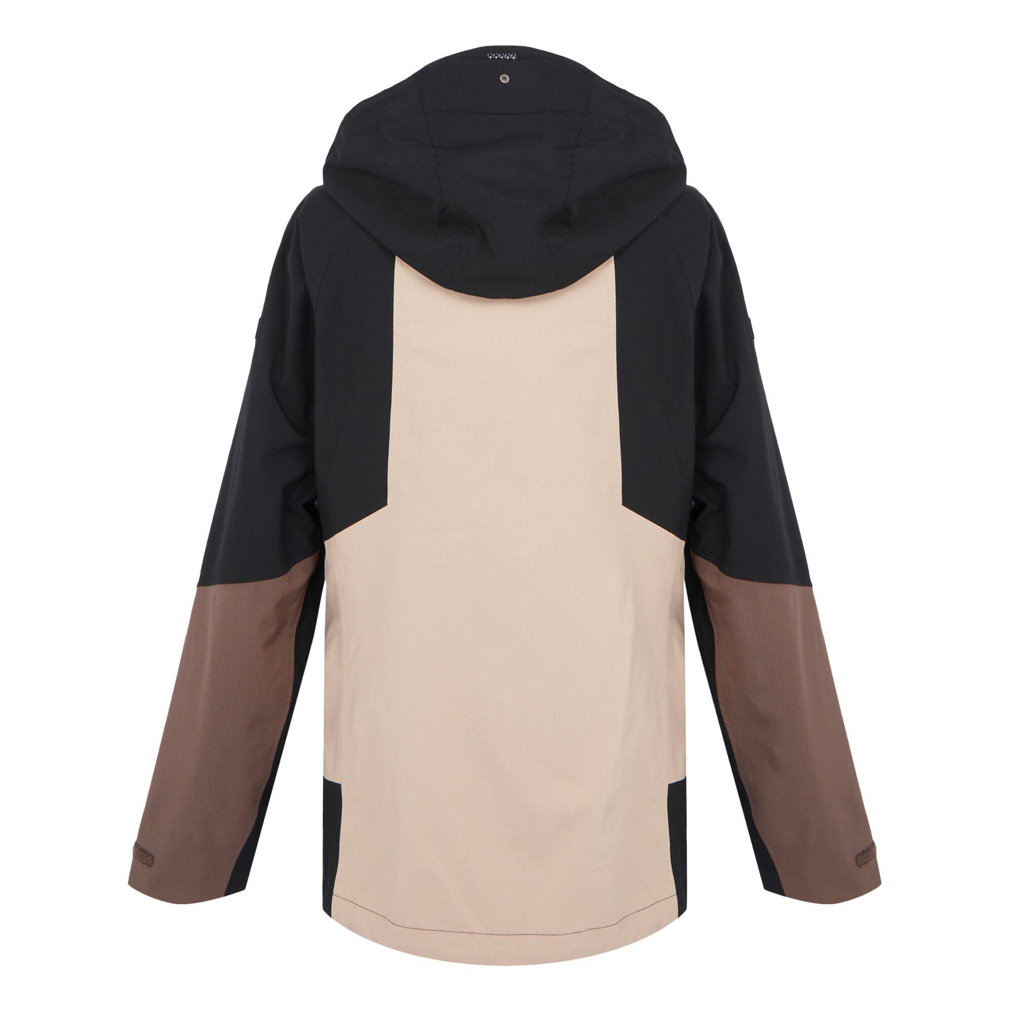 Dames Carletta IX 3 in 1 Jas (Zwart/Warme taupe) 4/5