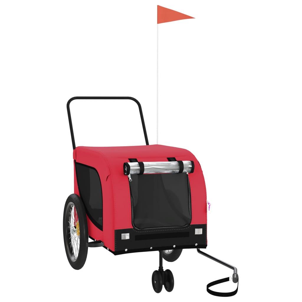 Remorque de vélo pour chiens - Tissu Oxford et Fer 2/4