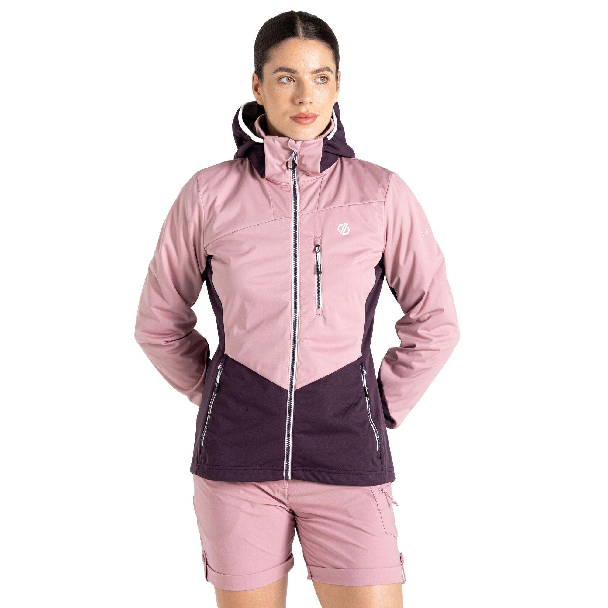 Veste Softshell LEXAN Femme (Lilas / Prune Sombre) 4/5